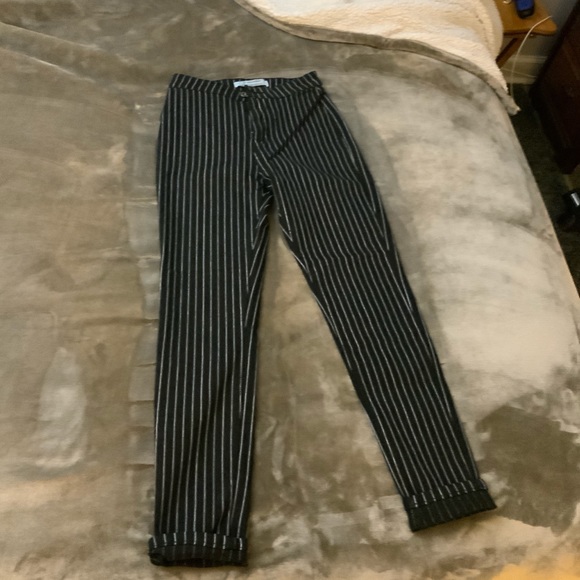 youaxon Denim - Black pinstripe jeans